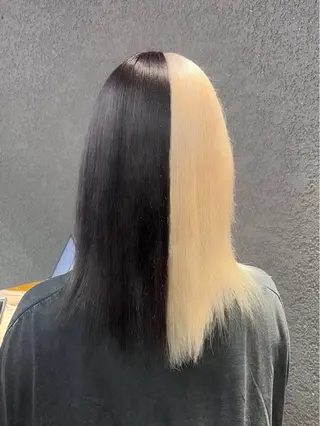 セミロング 吉澤 愛心のヘアスタイル