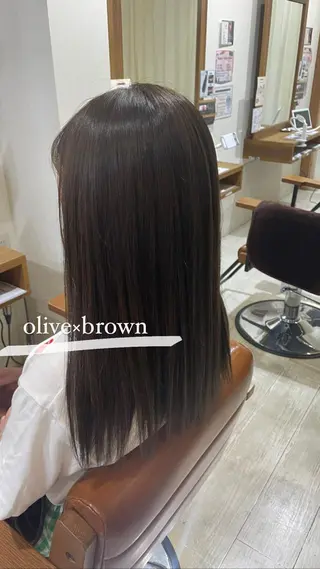 ロング カラー Ansur mimi所属・堀口 鈴花のヘアスタイル