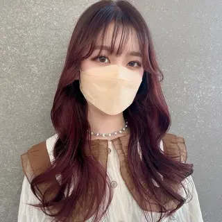 ロング カラー 🤍ハイトーン 🤍VIVIE🤍のヘアスタイル