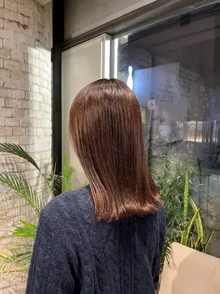 セミロング カラー PANOLA下北沢店所属・ボブカットモデル募集 🌟hana🦖のヘアスタイル