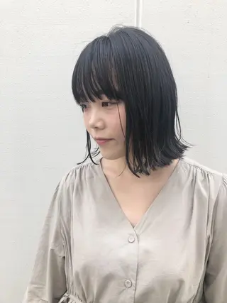 ショート カラー ノグチ ユウキ/ボブのヘアスタイル