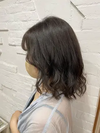 ミディアム カラー 【ピンク/韓国ヘア/ ヘアセット】亜海のヘアスタイル