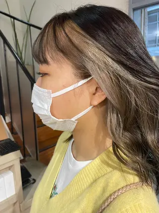 セミロング カラー 海外レイヤー 🇺🇸/ヒナコのヘアスタイル