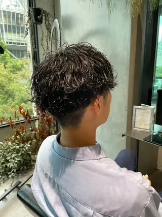 ショート パーマ メンズ 🔱メンズパーマ特化 🔱山下和輝のヘアスタイル