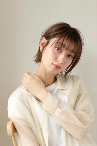 ショート エクリ麻布十番店所属・髪質改善/ 縮毛矯正/相原聡のヘアスタイル