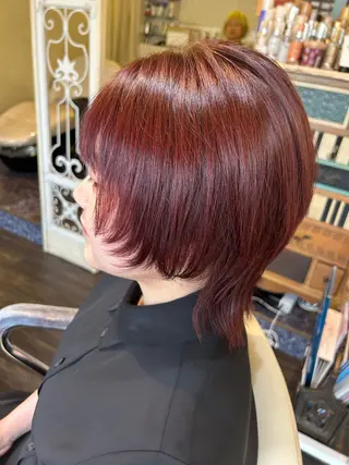 ミディアム カラー DiMPlE  ディンプル所属・🌸スタイリスト 山浦美恵のヘアスタイル