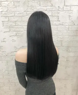 ロング 韓国風透明感カラー 💎YUI💎のヘアスタイル