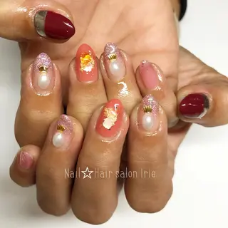 ネイル Hair salon Irie所属・與儀 知佳のネイルデザイン