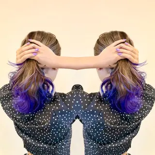 セミロング カラー Hair make VERDA所属・宮下 耕平のヘアスタイル