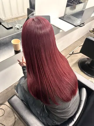 ロング カラー 🎀ツヤ髪/韓国 ヘアミカ🎀のヘアスタイル