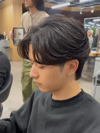 ヘアアレンジ メンズ フェザーオーダー Ｎｏ．1美容師のヘアスタイル