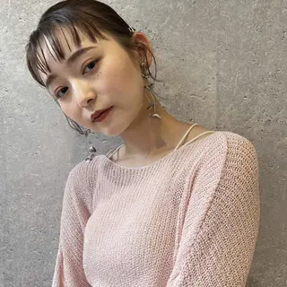 ミディアム ヘアアレンジ 🩰 柔らかいカラー tomomi🌛のヘアスタイル