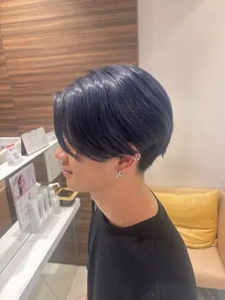 カラー メンズ ハイトーンカラー☁️ 西條 楓花のヘアスタイル