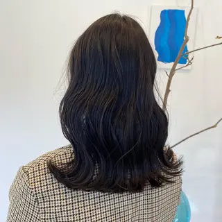 セミロング カラー 【GUK】 🌻RINA🌻のヘアスタイル