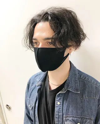 ヘアアレンジ メンズ ainico+所属・メンズ特化✂️栗原 侑也のヘアスタイル