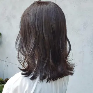 ミディアム カラー 天王寺髪質改善なら よしみさん✨のヘアスタイル