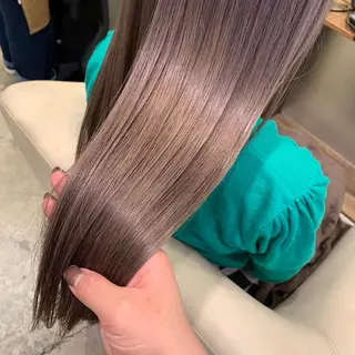 ロング カラー 【完全個室】髪質改善 暖色カラー/山崎唯奈のヘアスタイル