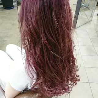 ロング Luisハイライト　 喜連瓜破、髪質改善のヘアスタイル