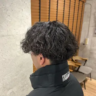 ショート パーマ メンズ JURI 🎀透明感カラー🎀のヘアスタイル