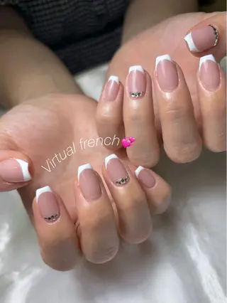 ネイル mofie🤍ユミ/ 恵比寿/パラジェルのネイルデザイン