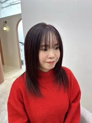 ミディアム カラー 佐合 梨花 / eau〈オー〉のヘアスタイル