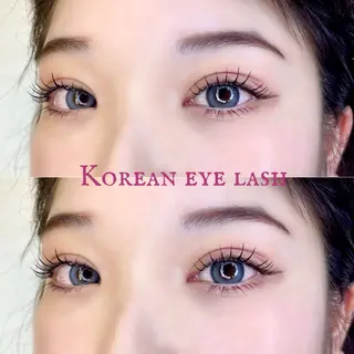 マツエク・マツパ eye＋nano所属・韓国風束感まつ毛🩵 Nozomiのマツエク・マツパデザイン