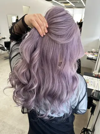 ロング カラー GO TODAY シェアサロン 原宿本店所属・原宿ハイトーンカラー 🌼みるい🌼のヘアスタイル