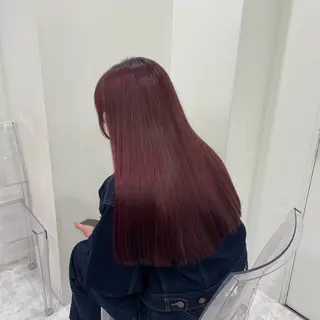 ロング カラー ヘアアレンジ ❣️ブリーチなし暖色 ayu❣️のヘアスタイル