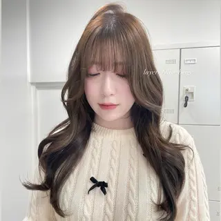 ロング カラー ガーリーstyle ❤︎misaki🏹のヘアスタイル