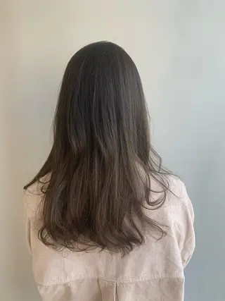 ロング カラー パーマ ヘアアレンジ 加藤 綾華のヘアスタイル