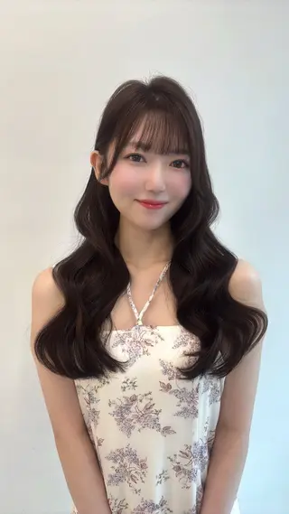 ロング ヘアアレンジ メンズ/メッシュ ‪‪/セット/aoiのヘアスタイル