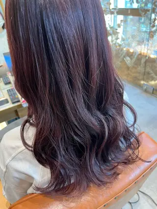 セミロング カラー olelo国立🐟 Maho🐟のヘアスタイル