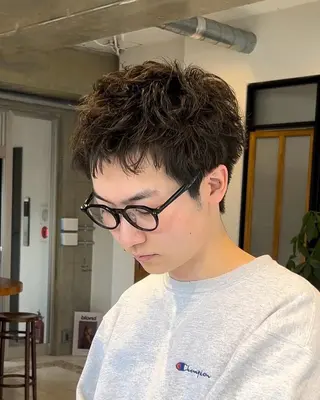 パーマ メンズ 中川楓馬/ メンズヘアのヘアスタイル