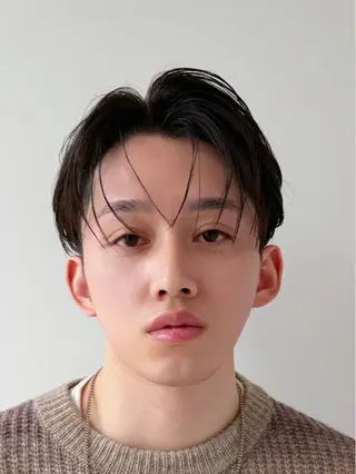 ミディアム パーマ メンズ ニュアンスパーマ/ フェザーパーマ/平木のヘアスタイル