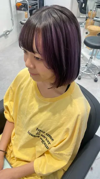 ショート カラー 💫骨格診断カット 🌈KAHOのヘアスタイル