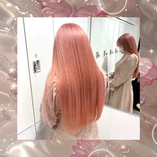 ロング レイヤーカット♡ グレージュ♡YUのヘアスタイル
