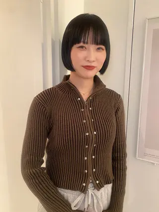 ショート riria/ボブ /ブラウンカラー🎀のヘアスタイル