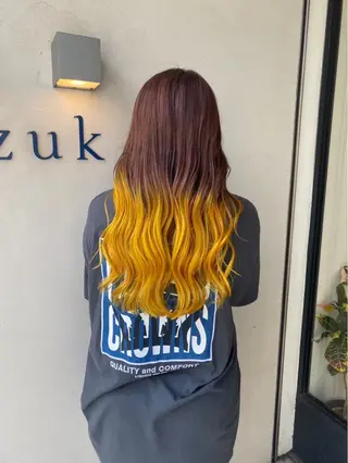 ロング カラー Sizuk ＆LOAのヘアスタイル