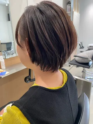 ショート カラー 髪質改善/茅ヶ崎 マツモト リョウのヘアスタイル