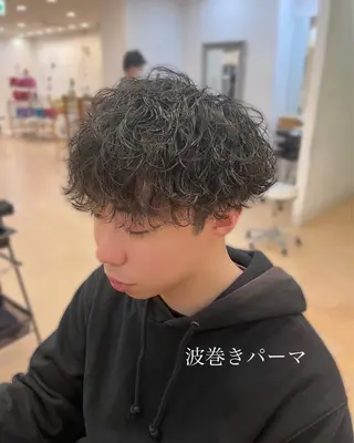パーマ メンズ 💠つたふうか/ 韓国/メンズヘア💠のヘアスタイル
