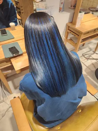 ロング カラー 鈴木弥月/大人ボブ× 透明感カラーのヘアスタイル