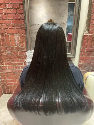 ロング カラー 千葉 涼のヘアスタイル