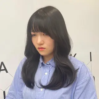 ロング カラー HARUKI MINATO Japan SENDAI所属・🌈【透明感・韓国 ヘア】がっきー🌈のヘアスタイル