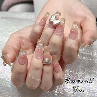 ネイル 長いだし/スカルプ/ パラシェルN.oneのネイルデザイン