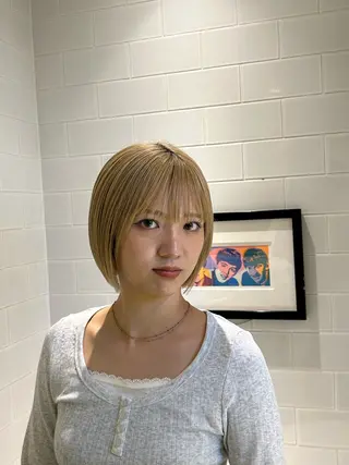 ショート 森珀斗/表参道 /ショートボブのヘアスタイル