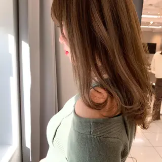 ロング カラー パーマ ヘアアレンジ メンズ キッズ マツエク・マツパ Luela堅田所属・田中 裕士のヘアスタイル