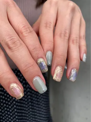 ネイル 草加ニュアンスネイル 🌚hersのネイルデザイン