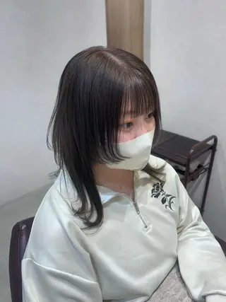 ミディアム maoお洒落ヘア bob/艶カラーのヘアスタイル