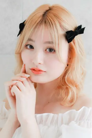 ミディアム 後輩のモデル募集中 河端　麻佑のヘアスタイル