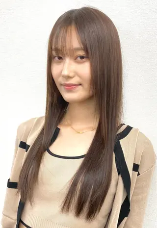 ロング 門田 恭弥のヘアスタイル